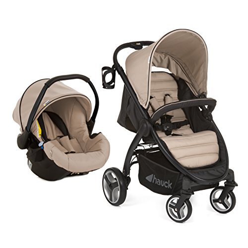 Hauck Lift-Up Four and Travel System - Sand