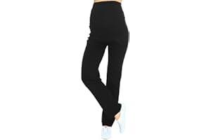 MijaCulture Spodnie ciążowe/spodnie do jogi z dodatkowym panelem na brzuch/moda ciążowa 3010