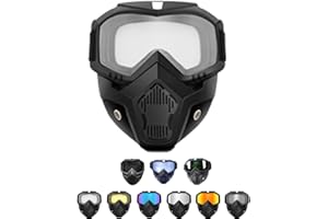 Fzysjve Special Mask for Welding and Cutting, Welding Helmet with Respirator, Large Viewing Welding Hood, Anti-Ultraviolet Radiation, Anti-Glare, Anti-Dust, Welding Hood,Welding Glasses(Transparent)