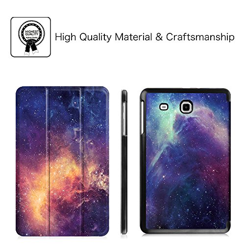Fintie Samsung Galaxy Tab E 9.6 Hülle Case – Ultra Schlank Superleicht Ständer Smart Shell Cover Schutzhülle Etui Tasche für Samsung Galaxy Tab E T560N 24,3 cm (9,6 Zoll) Tablet-PC, Die Galaxie - 3