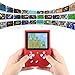 Produktbild LayOPO USB-Aufladung Retro-Spielkonsole, tragbar, 600 eingebaute Handheld-Spiele, tragbar, digital, 8,9 cm (3,5 Zoll) LCD-Bildschirm, Spielunterhaltung, Weihnachten, Gameboy, Kinder rot
