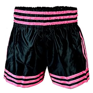 Shorts Da Kickboxing LEONE 1947 - Revo Fluo Nero In Raso