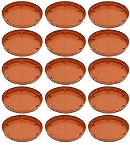 MOMS GADGETS,Flower Pot Plant Saucer Base Plate Planter Tray 12 inch .Set of (4)