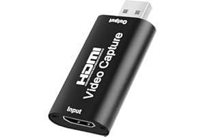 MARYAN Audio Video Capture Cards, HDMI Video Capture Card Streaming HDMI for Windows/M-ac OS, 1080p HD Live Video Recording via DSLR Camcorder Action Cam, Plug and Play