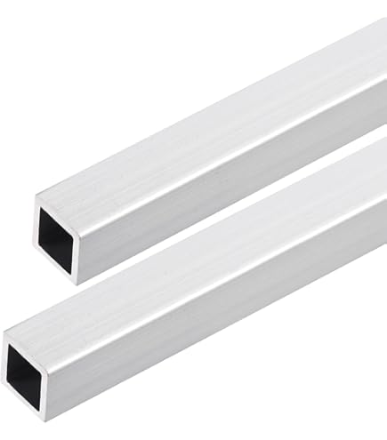 Tube Rectangulaire En Aluminium Revêtu Par Pulvérisation - Profilé En Aluminium Creux - 30 X 15 X 2 Mm X 1000 Mm - Blanc RAL 9016