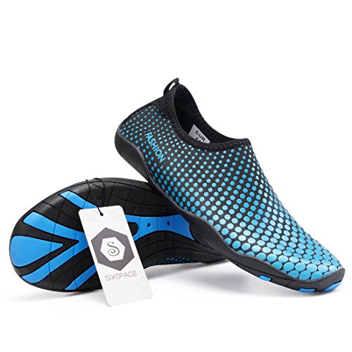 Sixspace Unisex Strandschuhe Aquaschuhe Schwimmschuhe Badeschuhe Wasserschuhe Surfschuhe mit Rutschfeste Sohlen für Damen Herren Kinder - 2