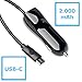 Produktbild solidBASIC 2A KFZ I LKW USB-C I Auto Reise-Ladegerät I USB Typ C I USB-Charger I Car-Charger - 2000mA mit Spiral-Kabel - SCHWARZ I BLACK