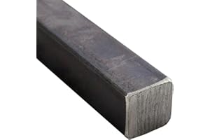 STATIC ARC MILD STEEL SQUARE BAR SOLID BOX METAL IRON ROD 10mm Width / 300mm Length (10x300mm)