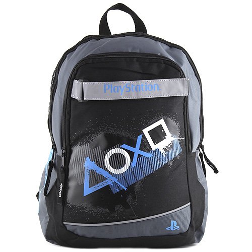 Preisvergleich Produktbild Target Playstation Kinder-Rucksack, Schwarz / Blau / Silber