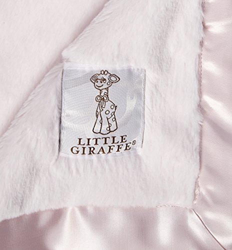 Little Giraffe Luxe Mini Blanket (Pink)