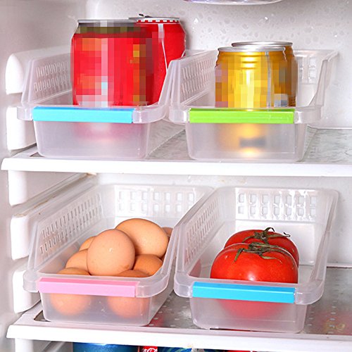 wjkuku Kühlschrank und Gefrierschrank Lagerung Organizer Mülleimer für Küche, 3 Pc Set - 2