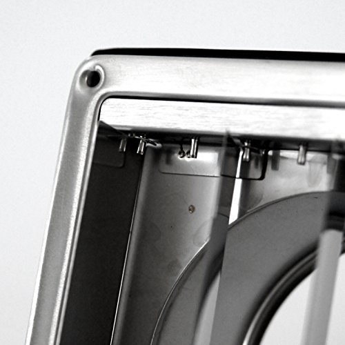 Klimapartner VKE 150 – Edelstahl Verschlussklappe - 3