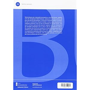 Matemàtiques per a biomedicina: Qüestionaris i proves (TEXTOS DOCENTES)