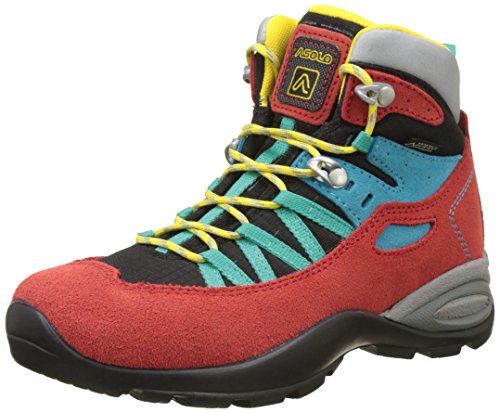 Asolo Dual Gv Jr Bota, Unisex niños, Rojo / Negro, 35