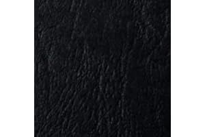 ‎GBC GBC 4400017 Einbanddeckel, A5, LeatherGrain Karton, 250 g/qm, 100 Stück, schwarz