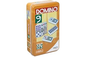 Cayro - Dominó - + 6 Años - Doble y Multicolor con Fichas de 9 Puntos - Juego de Mesa - Niños y Adultos - Más Dificultad y Diversión - 2 a 6 Jugadores