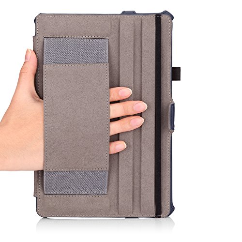 Google Nexus 9 Hülle Case – MoKo Slim Fit PU Leder Tasche Schutzhülle Lederhülle Folio Smart Cover mit Auto Wake/Sleep Funktion für HTC Google Nexus 9 8.9 Zoll Android 5.0 Tablet-PC,MARINEBLAU - 4