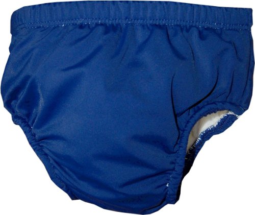 Swim Nappy by Two Bare Feet - Swimming nappie for use in pools etc, BLUE, M
