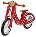Produktbild DUSHI SCOOTER HOUT ROOD WIT STIP