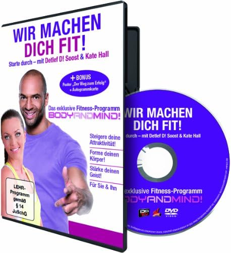 VITALmaxx 02668 Body and Mind Fitness DVD | Home Workout | Training DVD