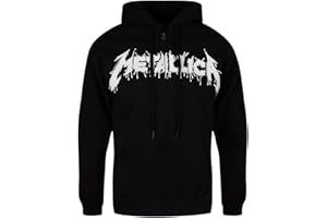ROCK OFF OFFICIALLY LICENSED PRODUCTS Metallica One Zipped Hoodie Hooded Sweatshirt