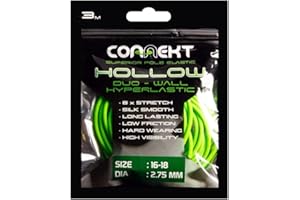 Connekt Hollow Duo-Wall Hyperlastic | Latex Pole Elastic | Perfect For Silvers, Winter F1 Carp, Stock Carp, Small Carp, Paste Fishing & Light Margin, Big Carp and Monster Carp