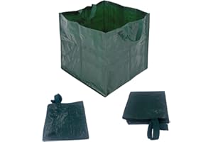 Buy-Simplicity® 110L Heavy Duty Garden Waste Bag with Handle Refuse Rubbish | Handy to Get Rid of All Your Garden Waste Litter | Reusable, Robust & Convenient Green Waste Sack For Your Garden