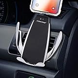 ✔ Protection Rápida protección IntelligChargeent Con bobinas de cobre reforzadas, el tiempo de carga es el doble que el de los cargadores inalámbricos normales. El soporte para teléfono móvil LONOSUN Qi tiene un chip y un capacitor de alta calidad para observar de manera inteligente el voltaje y la temperatura, detecta automáticamente objetos extraños metálicos, selecciona el rendimiento óptimo entre 10W y 5W para varios modelos, contribuye a la protección integral contra sobretensión, sobrecale