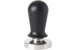 VIA CREMA Pressino caffè Professionale 58mm Coffee Tamper Macchine caffè Espresso Acciaio Inox Calibrato (58 mm) Accessori Bar Alta qualità