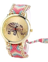 Swadesi Stuff New Arrival Cute Elephant Multicolour Stylish Analog Watch for Girls & Women