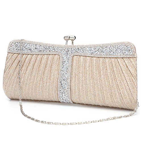 Ao Ali Victory mesdames bonsoir partie petit sac pochette bridal sac sac (Blond)