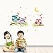 Produktbild FeiliandaJJ Wandaufkleber Kinderzimmer Cartoon Tiere Eule DIY Kunst Dekor Wallpaper Wandtattoo Dekoration für Wohnzimmer Schlafzimmer TV Hintergrund Wohnkultur Wandsticker,30×40cm (Mehrfarbig)
