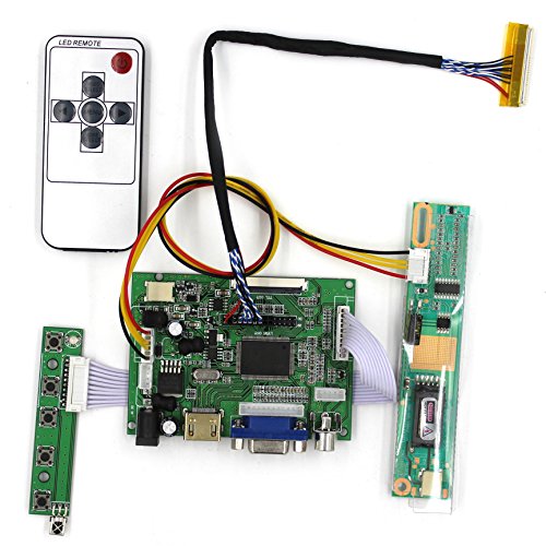 HDMI + VGA + 2AV Eingang LCD Controller Board für B141EW03 LP154W01 14.1 "15.4" 1280x800 LCD Panel