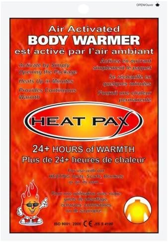 HEAT PAX BODY WARMERS - Air Activated - 24+ Hour - BOX OF 40 by TechNiche International