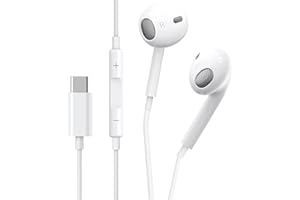 UCGOU Ecouteurs USB Type C,Type C Écouteurs filaires Intra-Auriculaires avec Microphone contrôle du Volume,Ecouteur Compatibles avec Samsung,Xiaomi,i Pad Pro 2020,Huawei,OnePlus 9R 8T 7T,Google Pixel 5/4/3