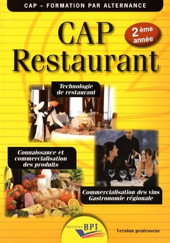 Télécharger CAP Restaurant 2ème année - professeur PDF Ebook En Ligne Télécharger CAP Restaurant 2ème année - professeur PDF Ebook En Ligne