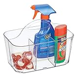 productos limpieza ecologicos MATERIAL DE CALIDAD: La cesta organizadora está hecha de plástico de excelente calidad en color transparente.