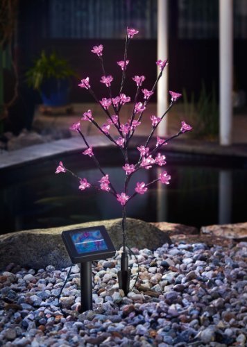 esotec Solar LED Blütenstrauch, rosa 102104 - 2
