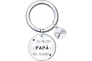 LUODAN Llavero Papá,Regalo para Papá con Palabras Significativas,Ideal Como Regalo del Día del Padre y Cumpleaños del Padre Navidad Aniversario día de Regalo