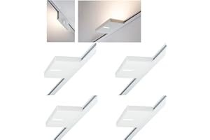 ‎MILI LEUCHTEN 4er Set - Paulmann URail Spot Uplight Case 16W Weiß 230V Metall