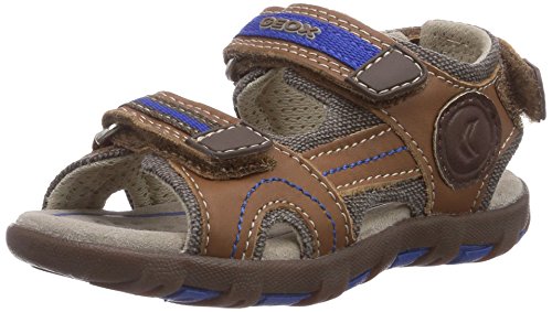 Geox B Sand Pianeta B, Baby-Boys' Sandals, Brown (Whisky/Coffee), 7.5 UK