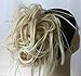 New Tousled Synthetic Hairpiece Scrunchies Straight Elastic updo Scrunchy BUN Brown Blonde Instant Ponytail wig Hairdo (Mix Light Blonde 5 #16-613)