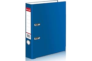OFFICE CENTRE 5 x Blue A4 Large 75mm Lever Arch Files Folders Stationery Metal Document Storage