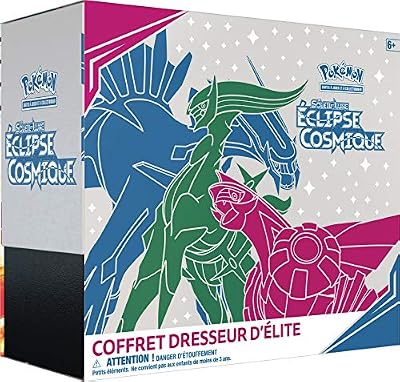 Pokémon Pokemon- Coffret Dresseur d'Elite-Soleil et Lune Eclipse Cosmique (SL12), POKELISL12