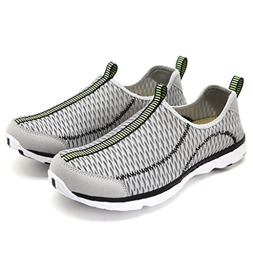 SAGUARO Badeschuhe Wasserschuhe Mesh Schnell Trocknend Aqua Slip on Schuhe Sommer Strandschuhe Surfschuhe Wanderschuhe für Unisex Damen Herren - 3