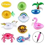 Perfekt für Strandpartys, Poolpartys, Firmenfeiern, Hochzeiten und so weiter. Diese Schwimmbeckenhalter können auch Kinderbecken oder Badespielzeug oder Dekorationen in Ihren Fotos sein.