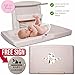 Bambino Wall Mounted Fold Down Horizontal Baby Changing Table Unit with Free Baby Changing Door Sign