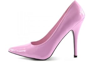 Bismaa Mens Womens Drag Queen Cross Dresser HIGH Heel Pointy Toe Court Shoes Big Sizes UK 9,10,11,12