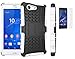 Produktbild Sony Xperia Z3 Compact/Z3 Mini(2014) Neu Design Hülle mit Panzerglas,ISENPENK TPU+PC Ultra Slim Silikon Tough Rugged Dual-Layer Hardcase with Built-in Kickstand Thin Stand Case,Wasserdicht Shockproof Anti Slip Stoßfest Protection Outdoor Tasche Schutzhülle für Sony Xperia Z3 Compact/Z3 Mini(2014) 4.6Zoll-[weiß]+Panzerglas/Schutzfolie/Schutzglas