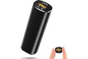 Henf 128GB Magnetic Voice Activated Recorder, Portable Voice Recorder with 2800 Hours Long Capacity & Continuous 20 Days Recording, Digital Audio Recorder, Recording Devices for Meetings Lectures